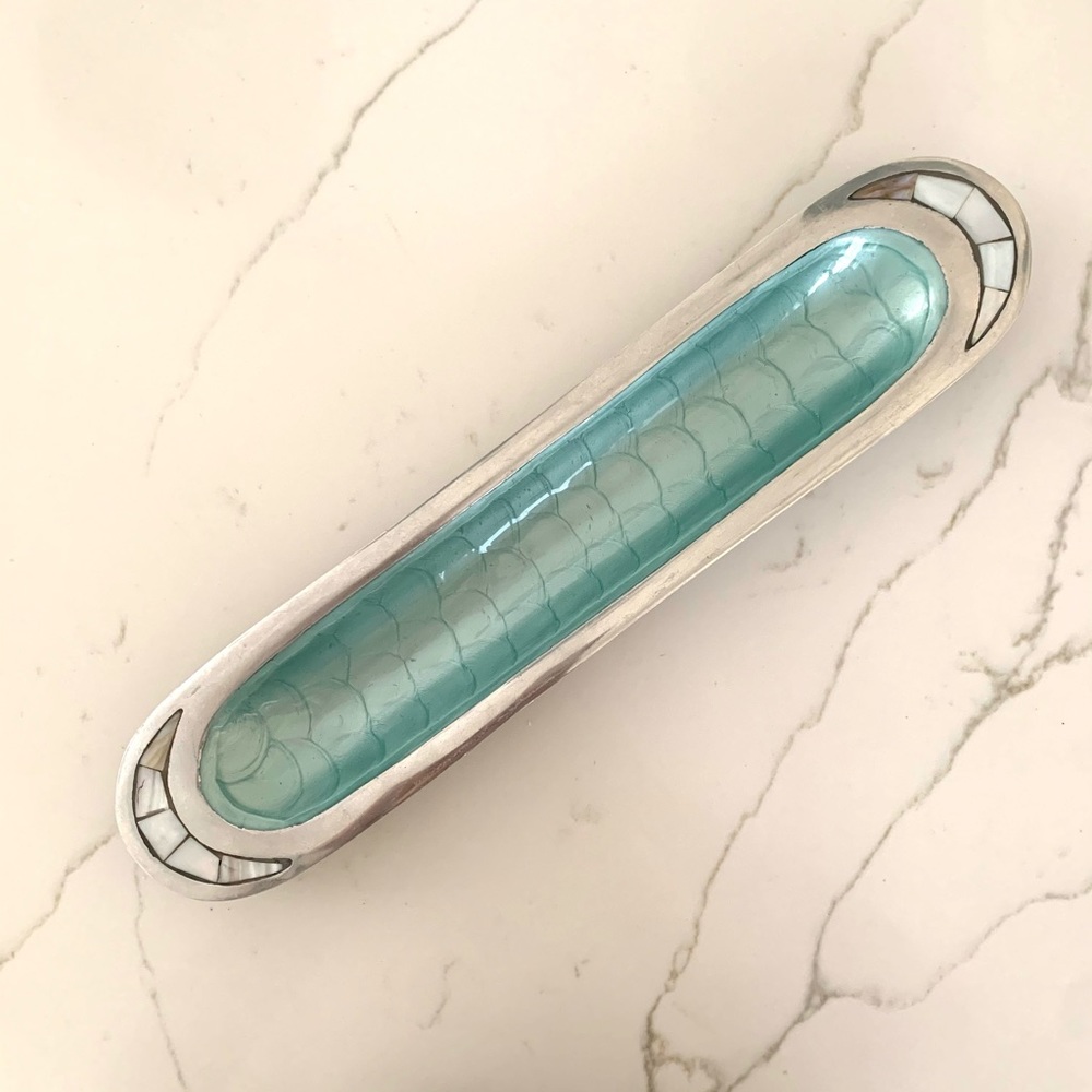 Julia Knight Hors d'Oeuvres Tray Aqua